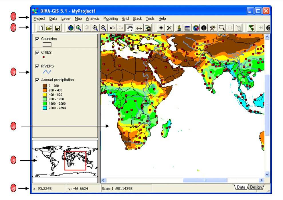 DIVA-GIS | diva gis shapefile |diva gis data