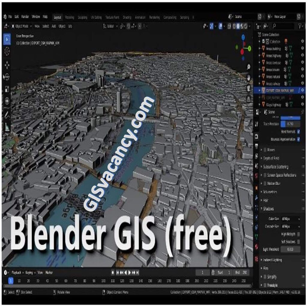 Blender GIS | 3D Mapping | GIS