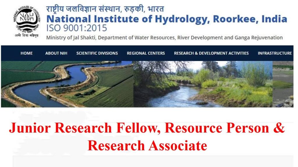 NIH Jobs | Junior Research Fellow | Resource Person | Research Associate
